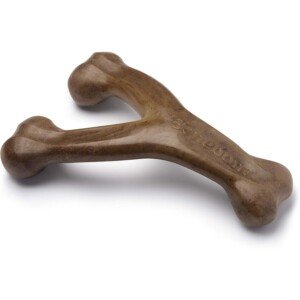 Benebone Indestructible Wishbone Dog Chew Toy for Aggressive Chewers, Long Lasting Tough Boredom Breaker for Dogs, Real Bacon Flavour, For Giant Dog Breeds, Made in the USA.