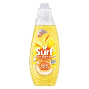 Surf Magnifi-Scent Wash Sunshine Blossom Laundry Liquid For Short Cycles Fast and Fabulous Fragrance 837 ml (31 Washes)