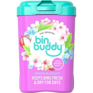 Bin Buddy Spring Blossom - Leaves Your Bin Fresh and Smelling Great – Suitable for Indoor, Kitchen, Bathroom, Compost, Food Waste and Outdoor Wheelie Bins