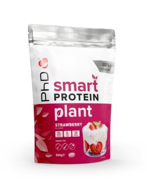 Phd Smart Plant, High Protein Vegan Shake, Ideal for Shakes, Baking and Deserts, Eton Mess Flavour, 20 Servings per 500 g Bag