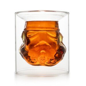 Original Stormtrooper Inverted Whisky Glass, Transparent, for Whiskey, Bourbon & Scotch, 150ml, Perfect Whisky Glass, Star Wars Gift for Men - ThumbsUp!