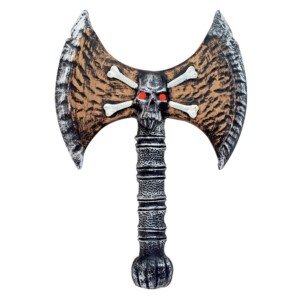 Bristol Novelty BA955 Viking Skull Axe, Mens, One Size Halloween