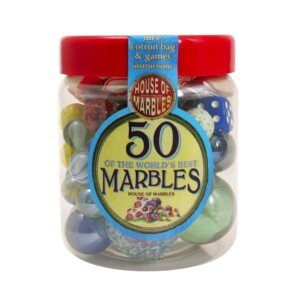 House of Marbles Tub of 50 Marbles