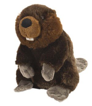 Wild Republic Beaver Stuffed Animal, Plush Toy, Gifts for Kids, Cuddlekins 8 Inches, 20 Cm