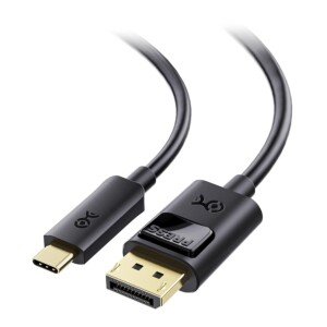 Cable Matters 32.4Gbps Unidirectional USB C to DisplayPort 1.4 Cable 1.8m, Support 8K@60Hz / 4K@240Hz, Thunderbolt 4 to DisplayPort Cable, Display Port to USBC, Black - Not for Portable USBC Monitor