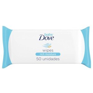 Dove Baby Wipes Rich Moisture, 50 Wipes