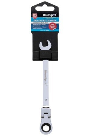 Blue Spot Tools 10mm Ratchet Spanner Flexible Head (180°)