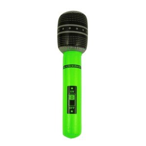 HENBRANDT Single Inflatable Microphone 40cm Blow Up Mics Rock Star Pop Star Toys Fancy Dress Accessory Hen Party Accessories Summer Fun Pool Party Photo Booth Props Party Bag Fillers Boys and Girls