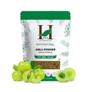 H&C 100% Natural Amla Powder (Emblica Officinalis) - 227g / 0.5 LB / 08 oz