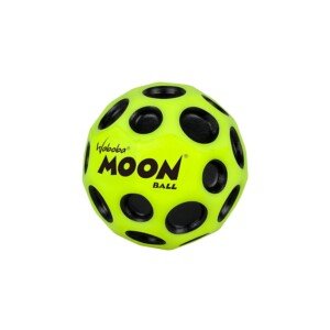 Waboba Moon Ball – am Höchsten Springender Gummiball – Patentiertes Original-Design – Ballkrater Erzeugen beim Aufprall EIN knallendes Geräusch – Leicht Greifbar – Flummies für Kinder