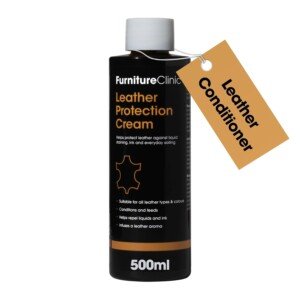 Leather Conditioner and Protection Cream - Leather Sofas, Furniture, Car Seats, Shoes, Boots, Bags, Purses | Suitable for Dark or light leather (500ml)