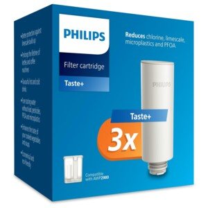 Philips Water Instant Pitcher Replacement Filter - 3pack – Taste + Reduces Chlorine & Lead - preserves Minerals
