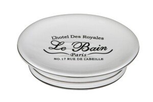 Premier Housewares Le Bain Soap Dish - White Ceramic