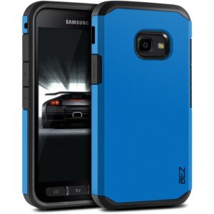 BEZ Case for Xcover 4 Case, Shockproof Cover Compatible with Samsung Galaxy Xcover 4 / Xcover 4S, Shock Absorbing, Heavy Duty Dual Layer Tough Cover, Blue Navy