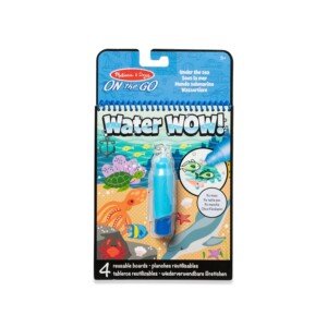 Melissa & Doug On the Go Water Wow! Reusable Water-Reveal Activity Pad - Under the Sea No Mess Paint Colouring Book - FSC Certified