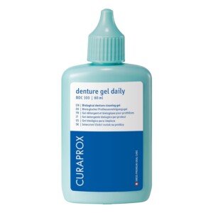 Curaprox BDC 100 Denture Cleaning Gel 60 ml – For dentures and retainers | Gentle cleaning with natural ingredients | Abrasive-free | Made in Switzerland
