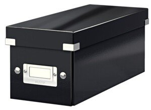 Leitz Collapsible Storage Box, Black, Click and Range, 60410095