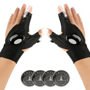 Gifts for Men Him Dad, LED Gloves with Lights for Fishing, Car Repairing, Gadgets for Men Father‘s Day Gifts from Daughter Son, Birthday Gifts for Husband Father Boyfriend.