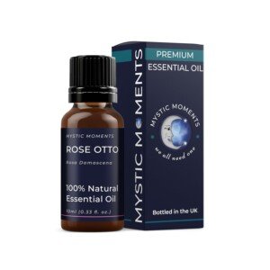 Mystic Moments | Rose Otto Essential Oil (Rosa damascena) 10ml | Luxurious Sweet Floral Aroma for Romantic Aromatherapy & Natural Perfume Blends | Vegan & Natural
