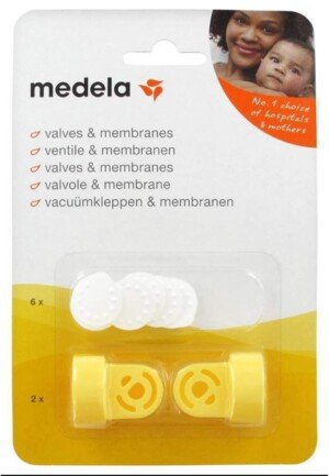Medela Breast Pump Replacement Valves and Membranes - Breast Pump Replacement Parts for Medela Swing, Mini Electric and Harmony Breast Pumps