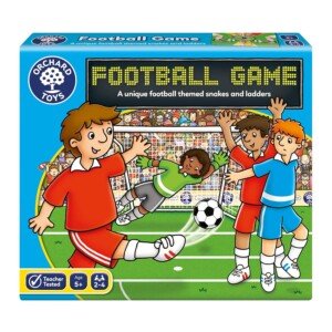 Orchard Toys Football Game, Perfect for Kids and Football fans ages 5+, Fun Snakes and Ladders Style Game, Great for all the Family
