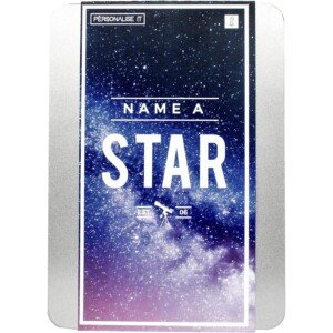 Gift Republic Name a Star Gift Tin Personalised Gift Thoughtful Unique Present for Loved Ones