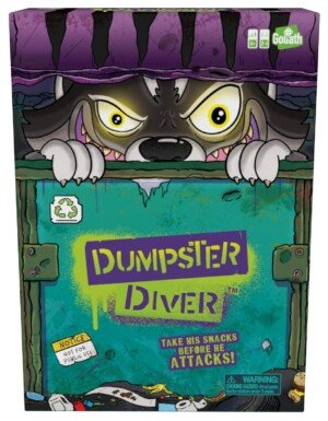 Dumpster Diver: Take His Snacks Before The Raccoon Attacks! | Kids Action Games | For 2-4 Players | Ages 4+