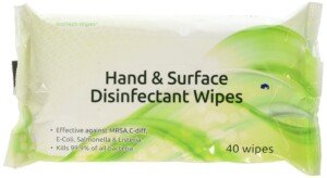 ECOTECH FPHSD40 Hand and Surface Disinfectant Wipes (40 Wipes)