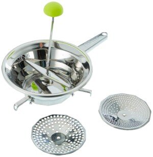 IBILI Clásica - Pasapures inox, 3 discos, 24 cms