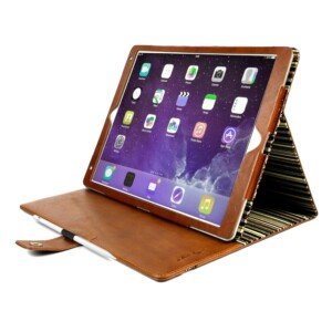 Vintage Genuine Leather Slim-Stand Case Cover for iPad 10.2" (7th, 8th, 9th Gen) / Ipad Pro 10.5 Compatible with iPad Models A2197 A2200 A2270 A2428 A2602