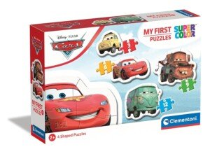 Clementoni - 20804 - My first puzzle - Cars - 3-6-9-12 Pieces - Disney