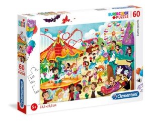 Clementoni - 26991 - Supercolor Puzzlefor Children - Luna Park-60 Pieces