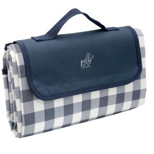 Pelle & Sol Picnic Blanket Waterproof, 200x140CM Foldable Picnic Mat - Outdoor Beach Blanket - Slip Resistant w/Carrying Handle - Sandproof & Washable Beach Mat for Garden, Hiking, Camping