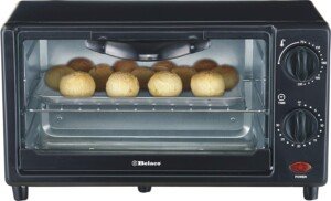 Belaco Mini 9L Toaster Oven Tabletop Cooking Baking Portable Oven 650w 100-250° Stainless steel heating tube incl. baking tray & wire rack