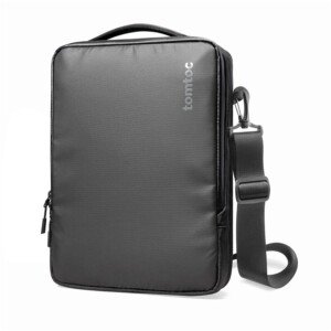 tomtoc Laptop Shoulder Bag Case for 14'' MacBook Pro M5 Pro/Max (2026), M4-M1, 13'' MacBook Air/Pro, 12.9 iPad Pro, 12.3-14.4 Surface Pro/Laptop Studio/Book, Premium Cordura Ballistic Nylon Fabric