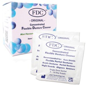 Flexible Denture Cleaner FDC ~ 3 Months Supply ~ Valplast & Other Dental Appliances (1 Box (3 Months Supply)) by FDC
