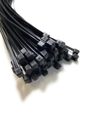 Heavy Duty Black Cable Ties 9.0mm x 750mm x20 Pieces