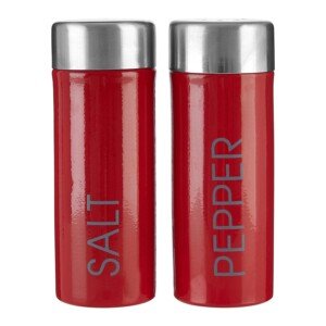 Premier Housewares 508537 Liberty Salt and Pepper Set - Red