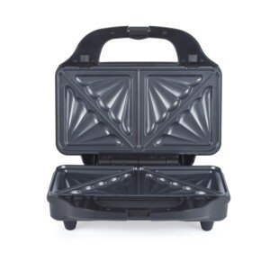 Salter Sandwich Toaster – Non-Stick, Deep Fill Toastie Maker, Cook 2 Toasted Sandwiches Together, 4 Slice Grill Press, Automatic Temperature Control, Cool Touch Handle, Easy Clean, 900W, EK2017