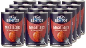 Fray Bentos Chicken Meatballs in Tomato Sauce, 380 g, (Pack of 12)