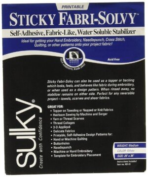 Sulky Sticky Fabri Solvy Stabilizer -20"X36"