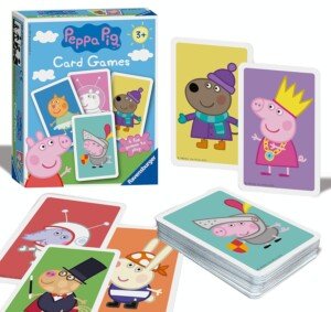 Ravensburger Peppa Pig Card Game for Kids Ages 3 Years and Up – 4 Classic Family Games in One: Snap, Happy Families, Swap & Pairs – Educational Preschool Game for Boys & Girls