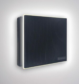 CTQF100t Smart LED 4" Inch Bathroom Extractor Fan w/Timer Overrun Delay. Black Grooved High Airflow Silent Bathroom Fan -Toilet Ventilation- Kitchen Ceiling Extractor - Fan Shower 240v
