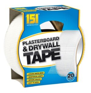 151 Diy Plasterboard White Strong Mesh Tape, 20 Metre Roll