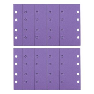 Trend Aluminium Oxide 1/3 Sheet 93 x 185mm 180 Grit Sanding Sheets, AB/THD/180A, Pack of 10