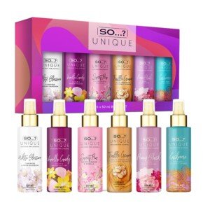 So…? Unique Grande Womens Mini Mist Gift Set, Body Mist Fragrance Spray (6x50ml)