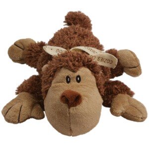 KONG - Cozie Naturals - Indoor Cuddle Squeaky Plush Dog Toy (Assorted Characters) - For Medium Dogs