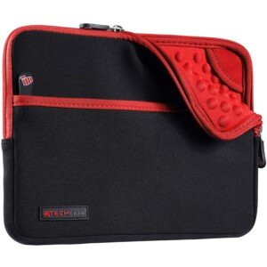 TECHGEAR Sleeve Pouch for iPad A16 11" (11th Gen), Air 1–5, iPad 10.9" (2022), 10.2, 9.7, iPad Pro 11" (1st–5th Gen), Air/Pro 10.5" Neoprene Protective Zipper Sleeve Bag with Bubble Padding & Pocket