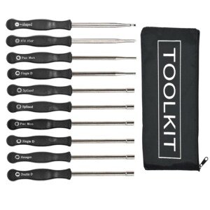 10 Pcs Carburetor Adjustment Tool Screwdriver Kit for Common 2 Cycle Carburetor Adjusting Small Engine Carb Tune up Adjusting Tool