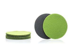 GLASS POLISH 320 Grit Pack of 10 Silicon Carbide Sanding Disc - Wet and Dry Abrasive Discs - P320 - Abrasive Material for Surface Preparation and Finishing (125mm (5"))